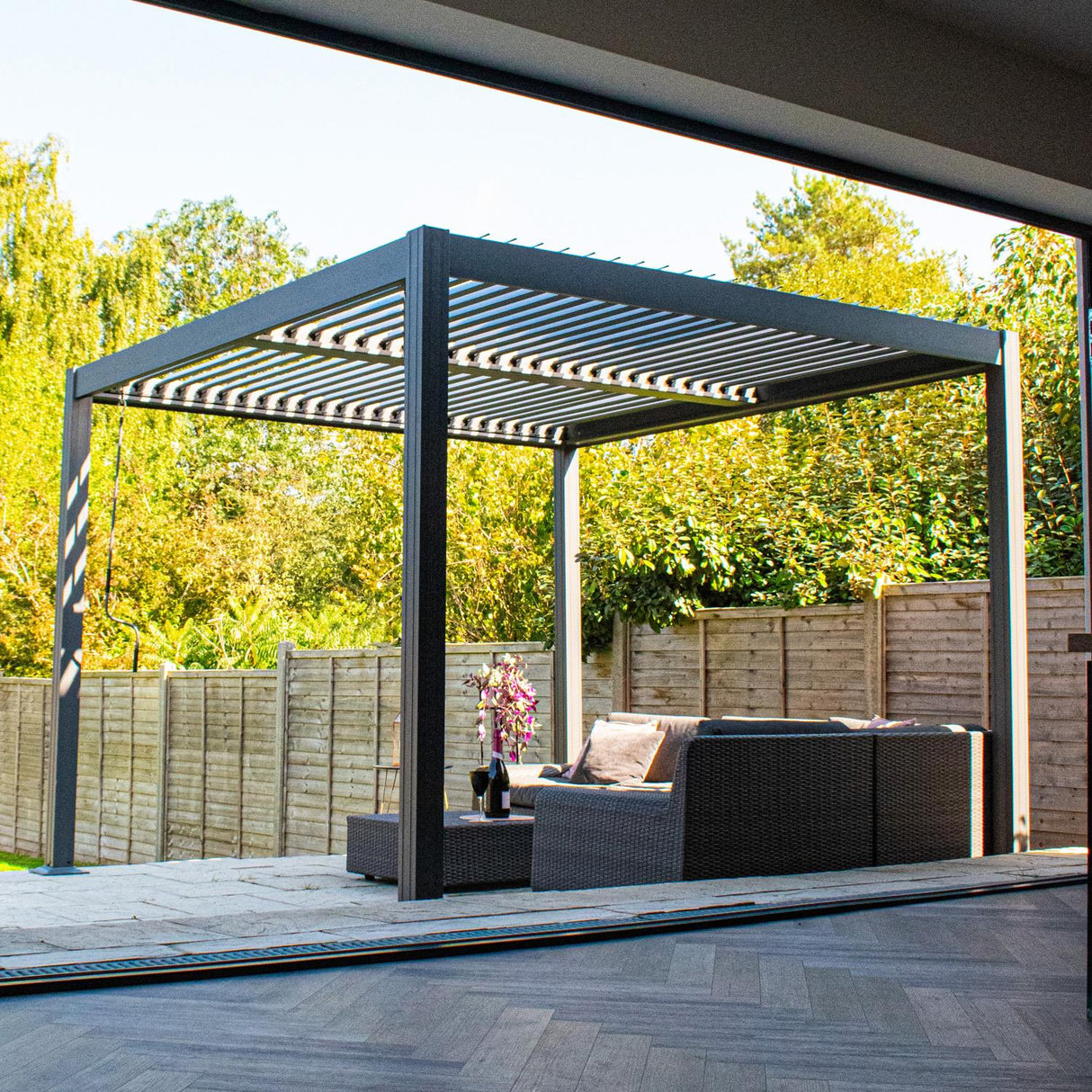 BPS Deluxe Full Aluminium Pergola