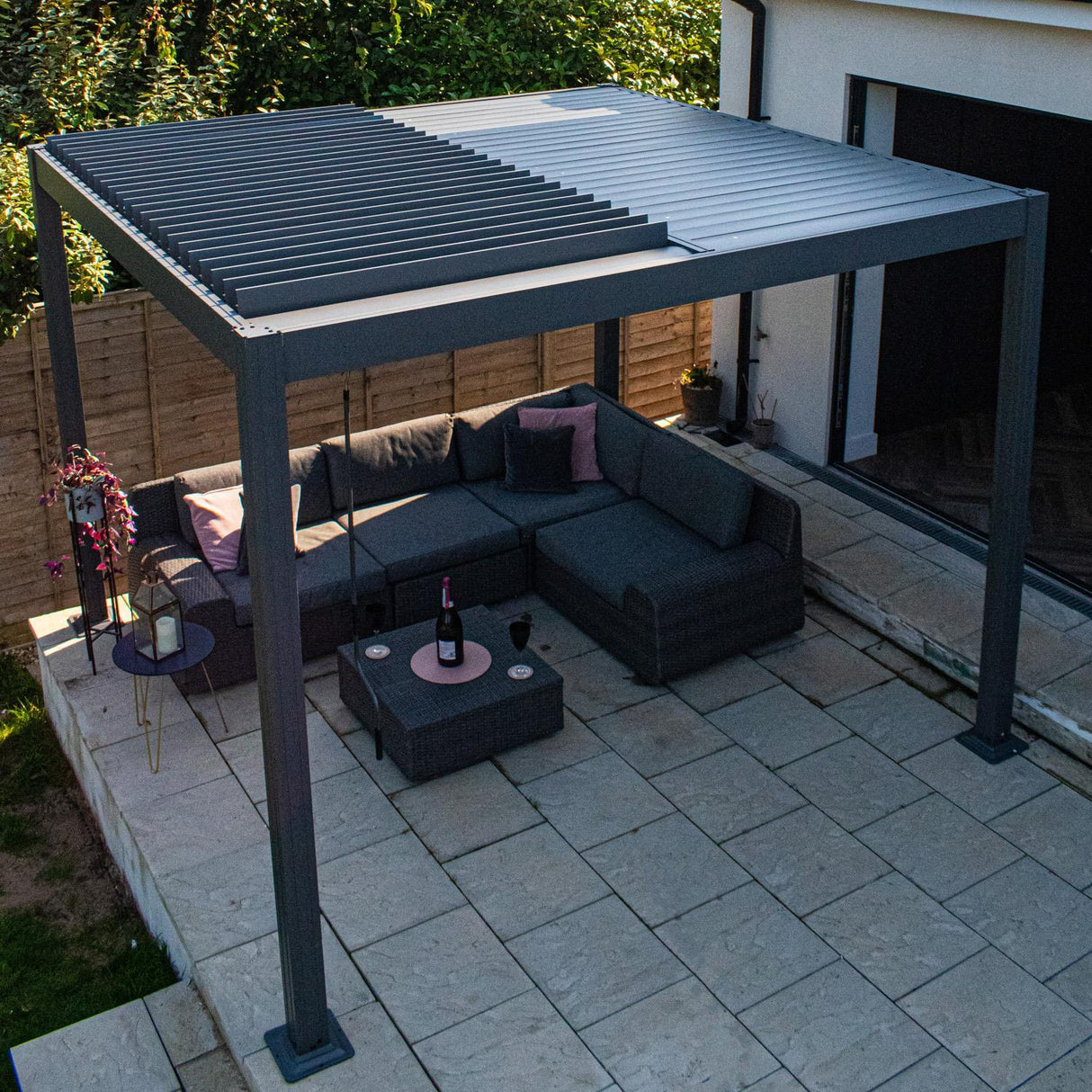 BPS Deluxe Full Aluminium Pergola